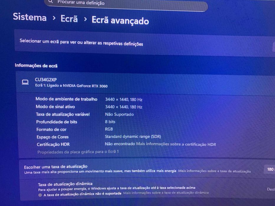 Monitor Curvo UltraWide 34'' 180Hz AOC