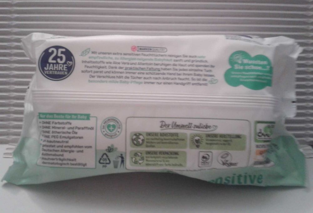 BabyDream Chusteczki nawilżane Extra Sensitive aloes bezzapachowe x 8