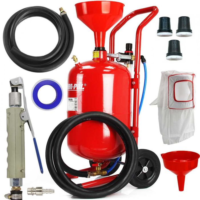 Piaskarka syfonowa 19l manometr odwadniający powietrze