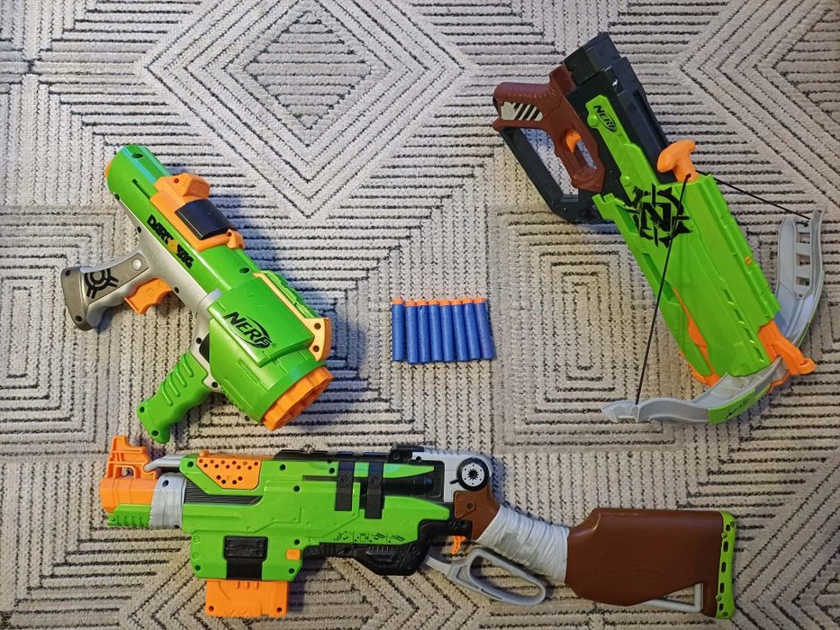 Nerf Zombie Strike – zestaw 3 sztuki + strzałki