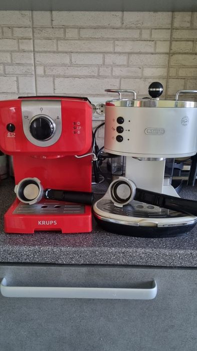 кавомашина, кавоварка 2 ріжкові Krups, DeLonghi