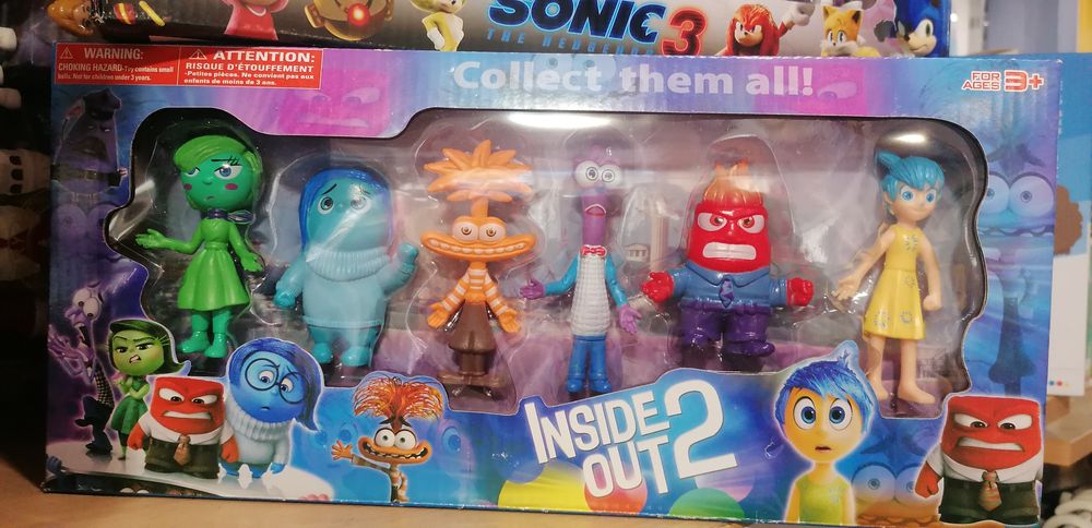 Os Divertida Mente... SONIC  Conjunto de BONECOS