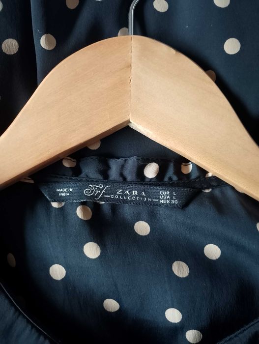 Vestido Zara padrão bolinhas