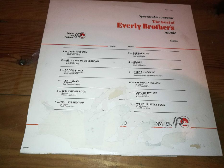 EVERLY   BROTHERS  - Spectacular   Souvenir – The Best Of LP