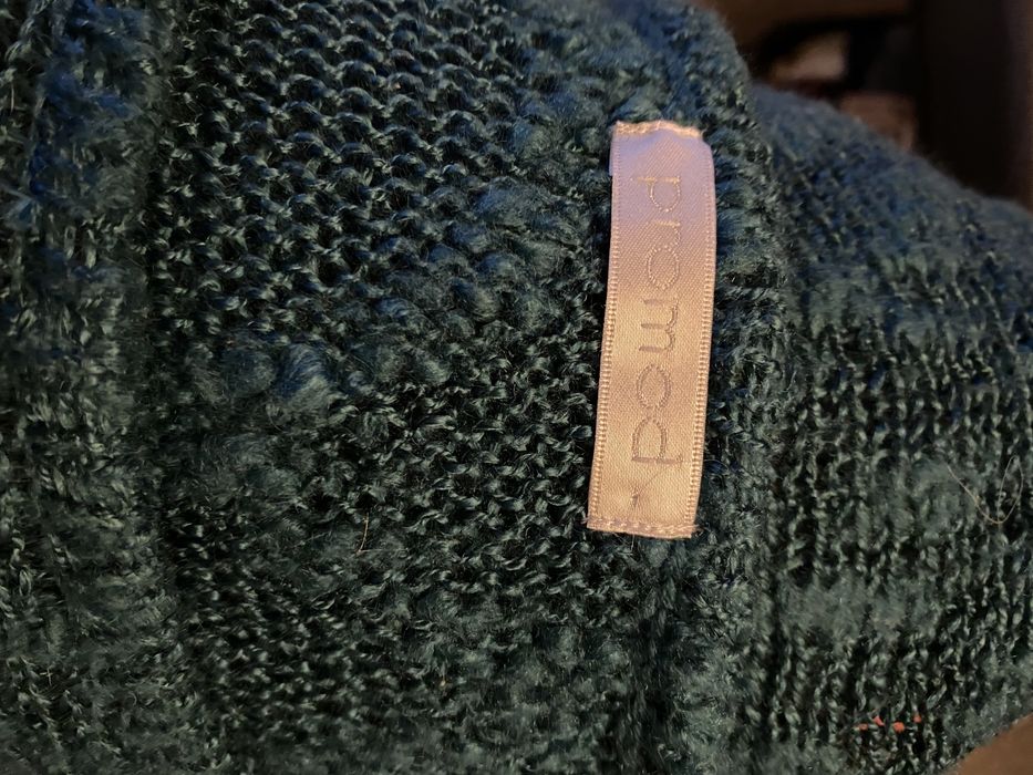 PROMOD sweter 42/44 butelkowa zieleń