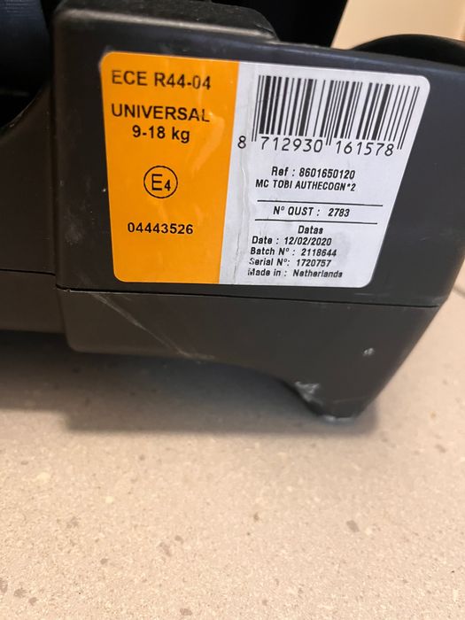 Fotelik samochodowy maxi-cosi toby