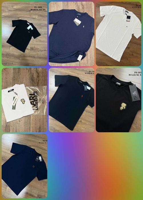 Koszulki shirt męskie koszulka męska tommy hilfiger ralph karl Rozne kolory i rozmiary OUTLET