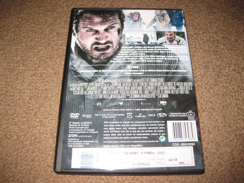 DVD "A Presa" com Liam Neeson