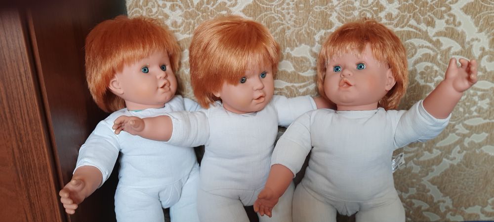 Куклы-мальчишки фирмы FEBER (Испания,клеймо) 48 см.