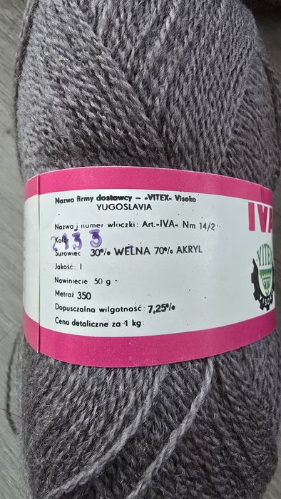 Włóczka 5 szt nowa