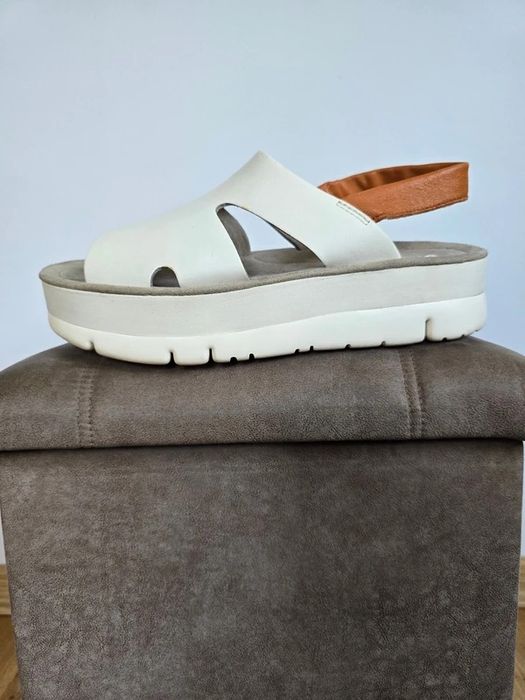 Sandały Camper Platform rozm. 40 skórzane na grubej podeszwie