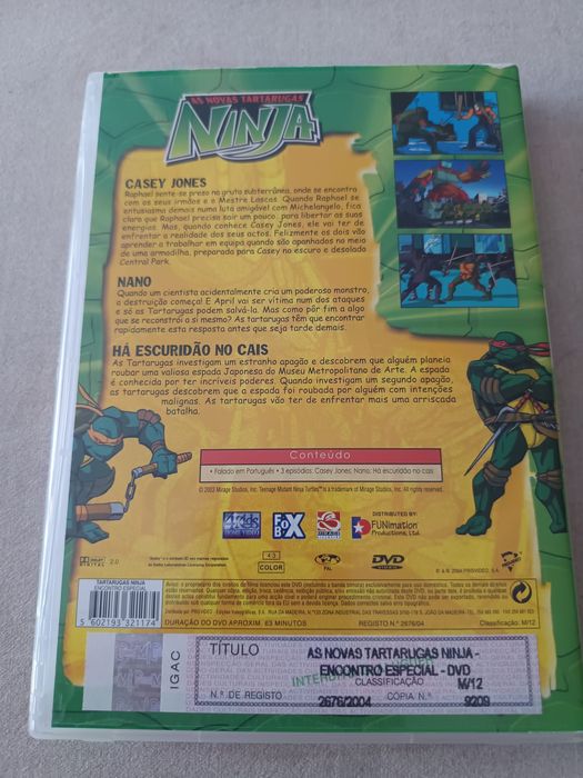 DVD tartaruga ninja