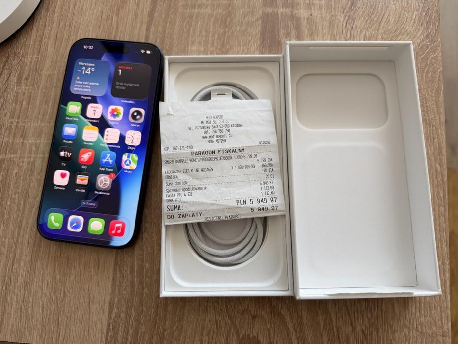 Apple iPhone 17 Pro 256GB Deep Blue z Media Expert Idealny stan