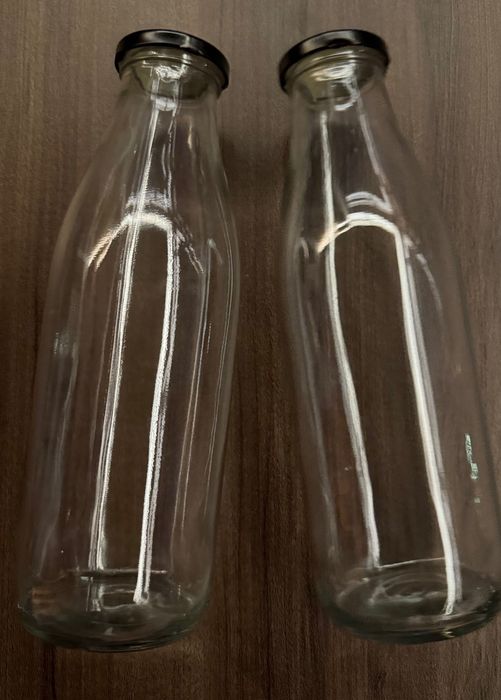 Butelki z nakrętkami 2 szt 750 ml