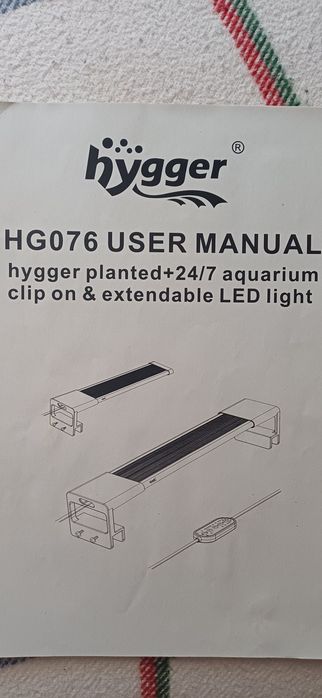Luminária para aquário Hygger 076