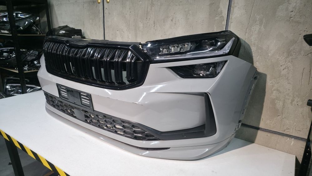 Skoda Kodiaq рестайл Crystal LED фари бампер передок 2024 2025 OEM Європа комплект в зборі! в наявності!