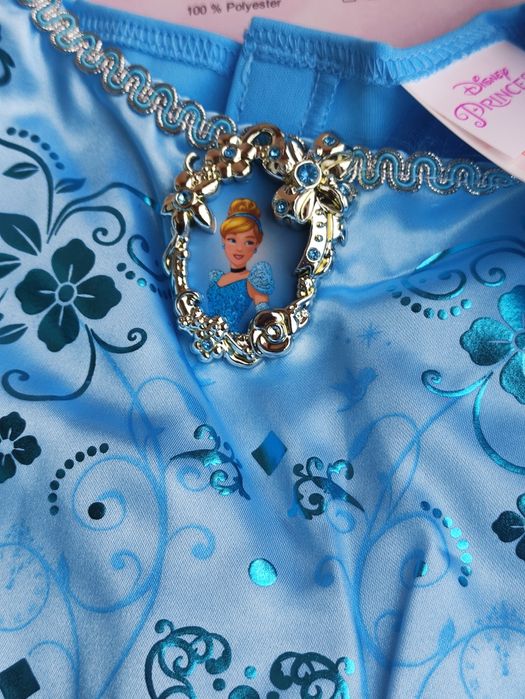 Cinderella Fato Fantasia Carnaval princesa Disney Novo