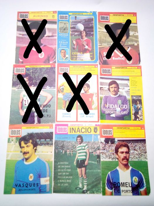 Revistas Futebol -GOLO-IDOLOS- FCP Porto - SCP Sporting - SLB Benfica