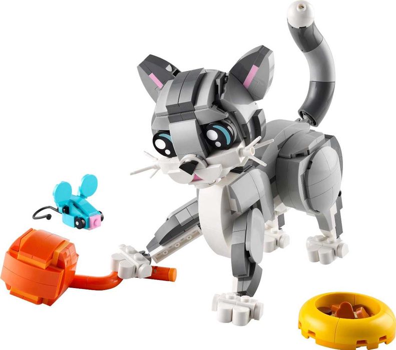 Zestaw LEGO Creator 3w1 Psotny Kot 31163 Zabawka Dla Dzieci 8+ KLOCKI