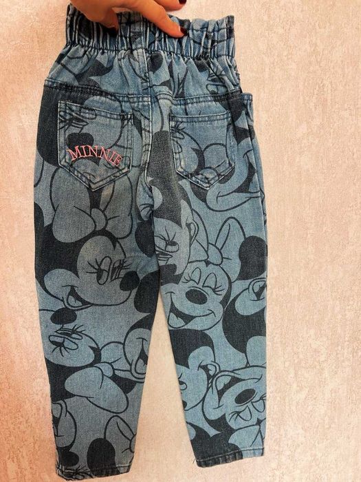 Стильні якісні джинси Disney, розмір 104-110