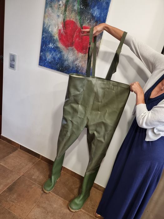 Calças Botas pesca EDMAR nº46.