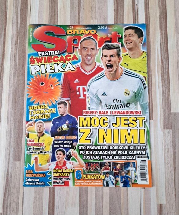 Gazeta kolekcjonerska Bravo Sport 2013r.