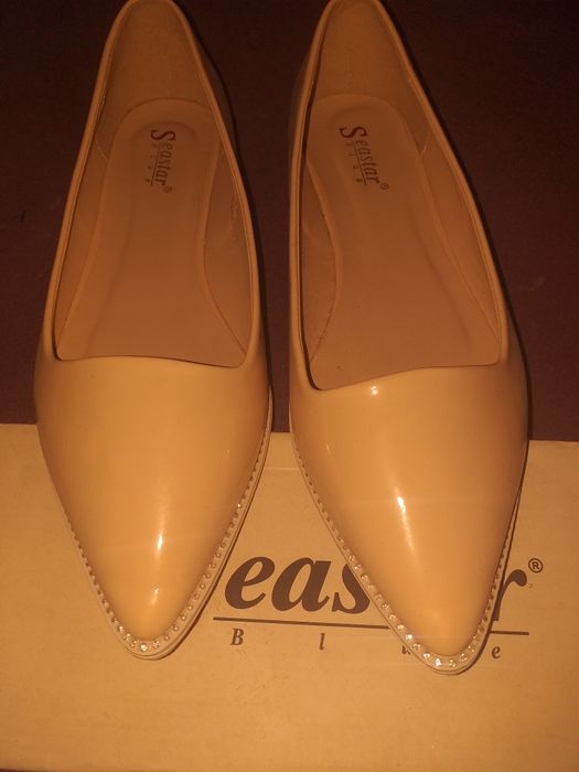 SeaSrar półbuty  lakoerowane włoskie Italian