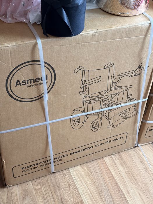 Nowy elektryczny wózek inwalidzki asmedi DYW-459-46A16