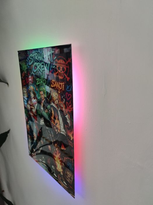 Placa alumínio sublimação one piece  com led