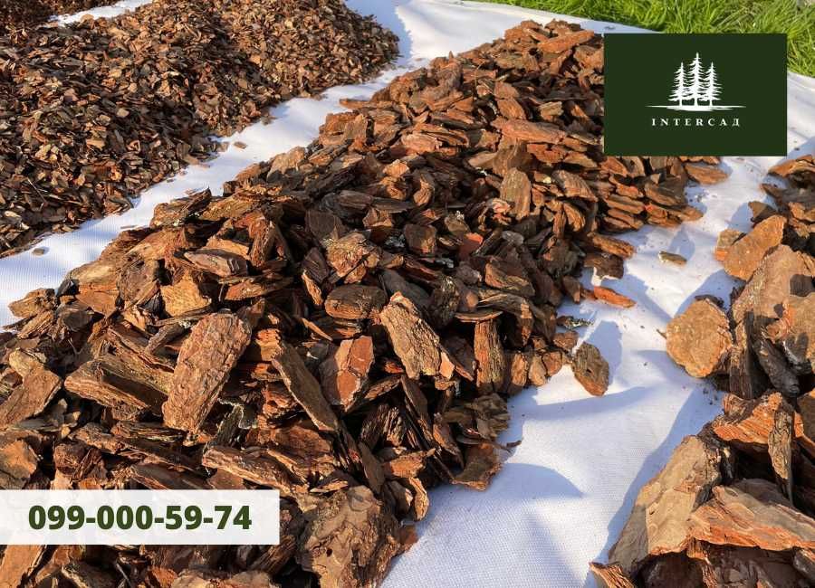 Декоративна Кора Велика для саду, Кора соснова 7/13см