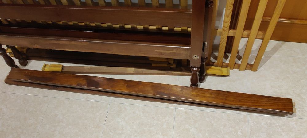 Cama CASAL de madeira maciça de BOA qualidade