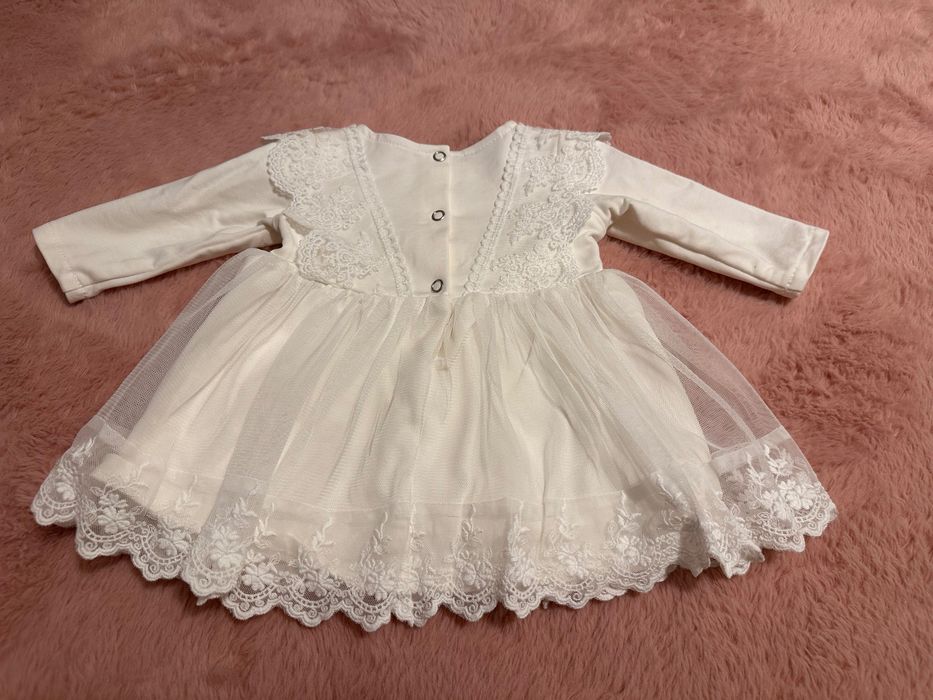Sukienka do chrztu + gratis płaszczyk
