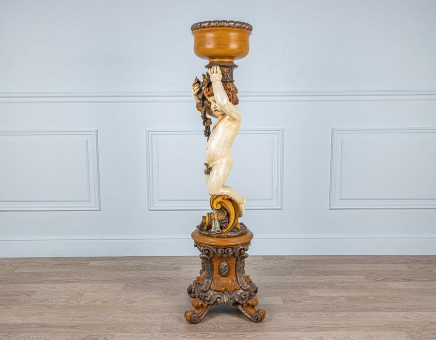 Вінтажне підлогове кашпо