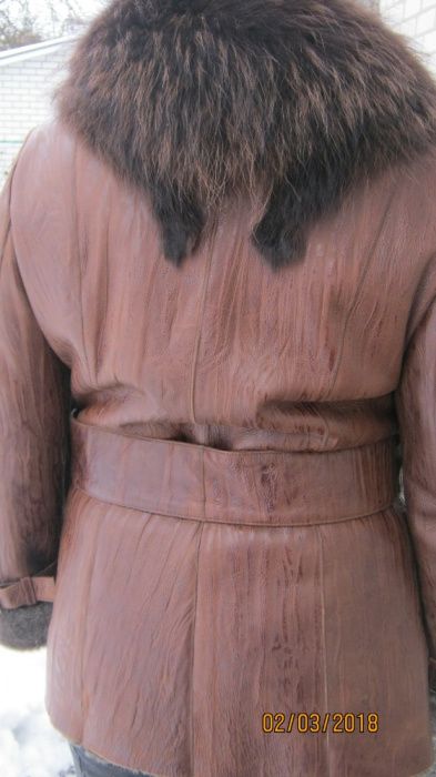 Новая итальянская дубленка.