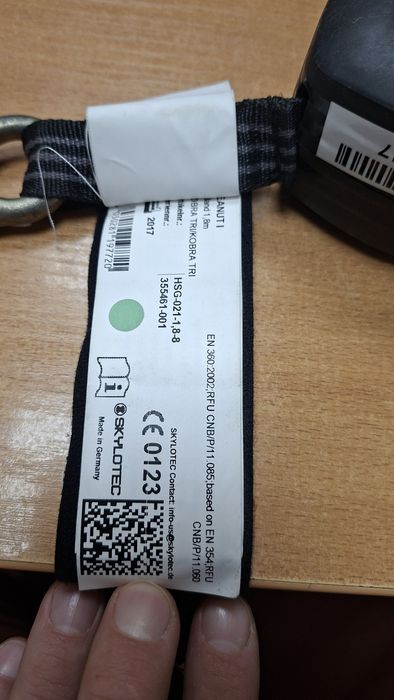 SKYLOTEC Peanut I, lonża, urządzenie asekuracyjne, absorber energii