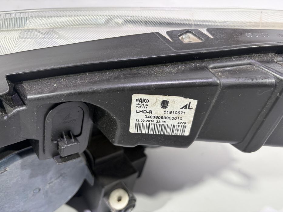 Fiat doblo ii opel combo d lampa przód przednia prawa europa