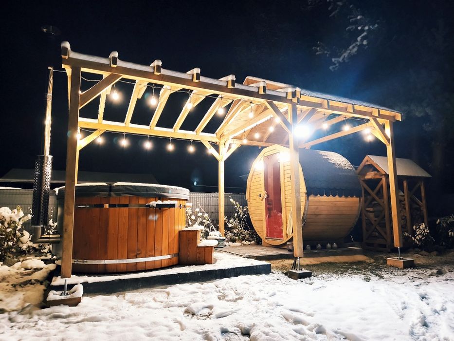 Domek na wynajem w Beskidach całoroczny Sauna i balia, ognisko, grill