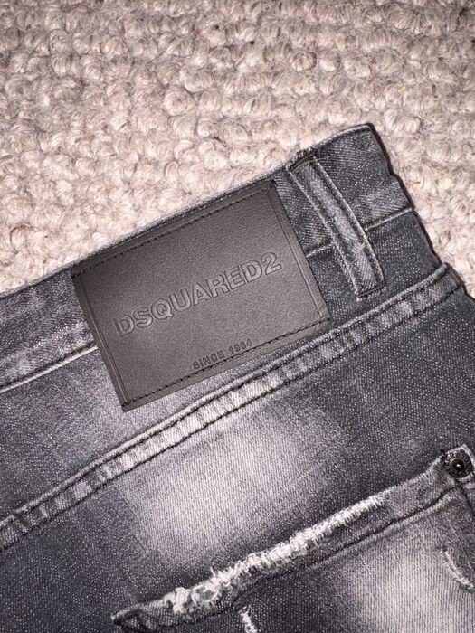 Dsquared2 у стилі Slim Jean / distressed paint jeans