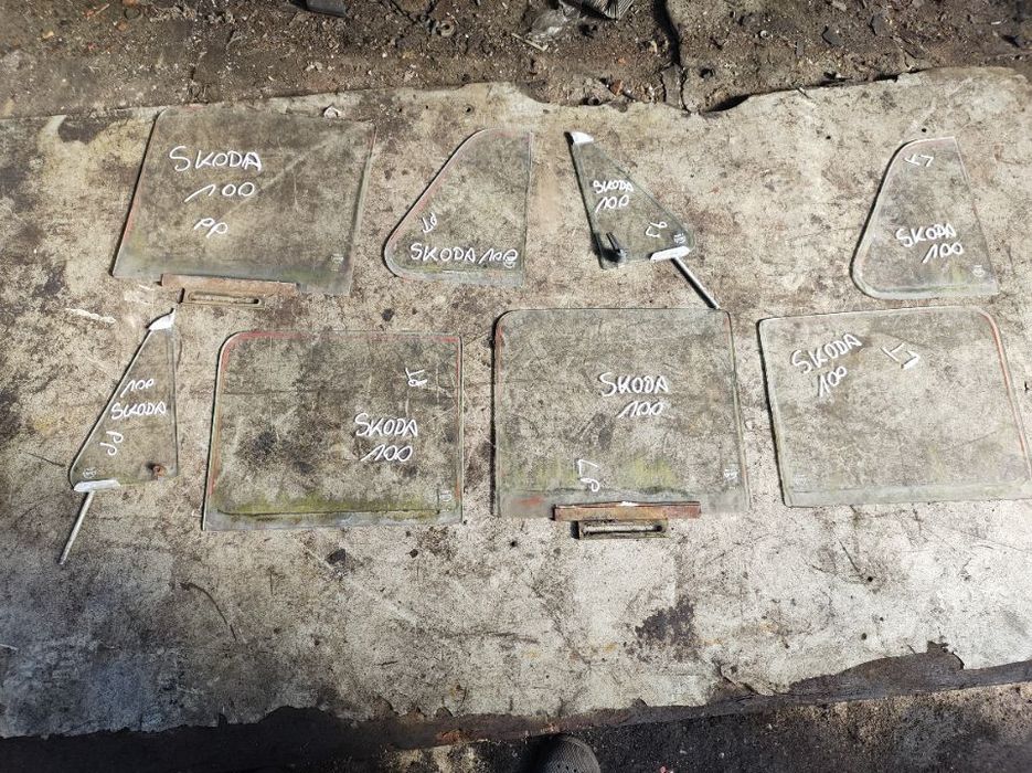 skoda S100  100S 110  1000MB szyba przód tył boczna