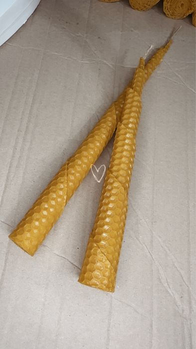 Свічки з вощини — натуральні, ручна робота