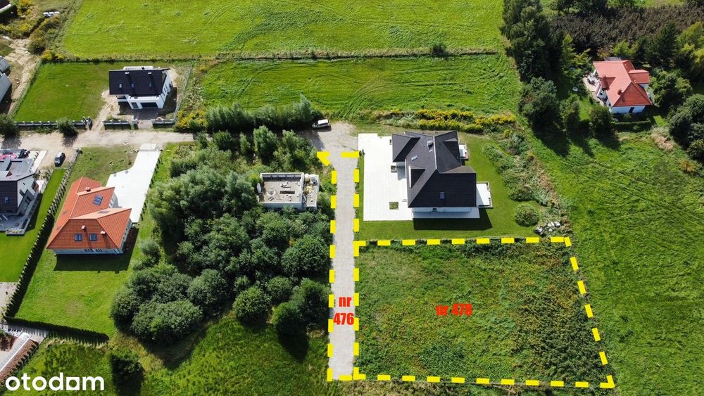 Tomaszkowo, ul. Wagi. Działka pod dom lub bliźniaka.