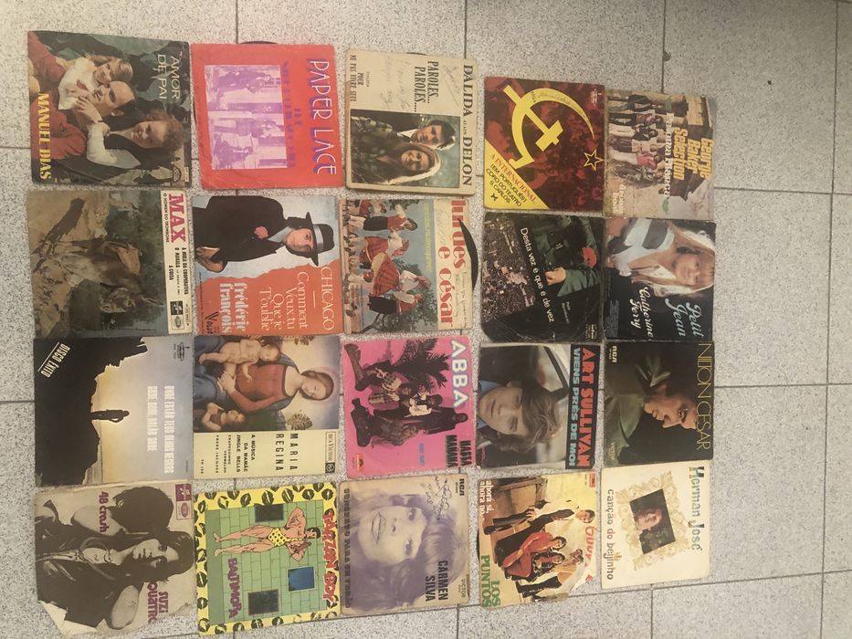 44 Small Vinyl Records