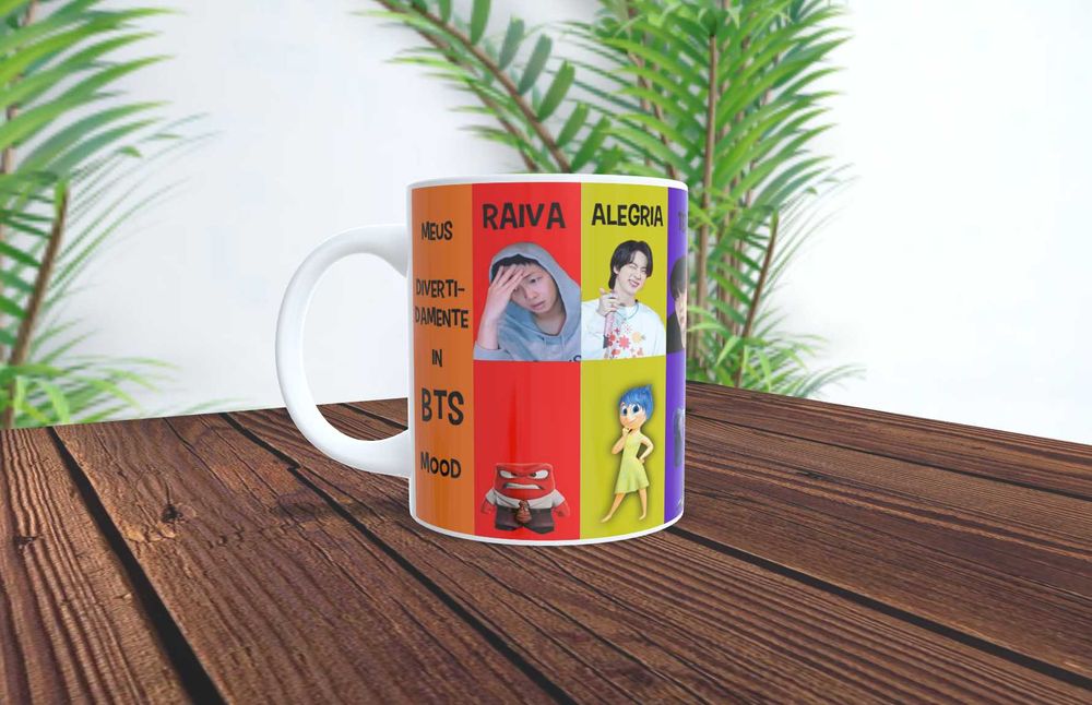 Canecas  Estampadas Personalizadas BTS