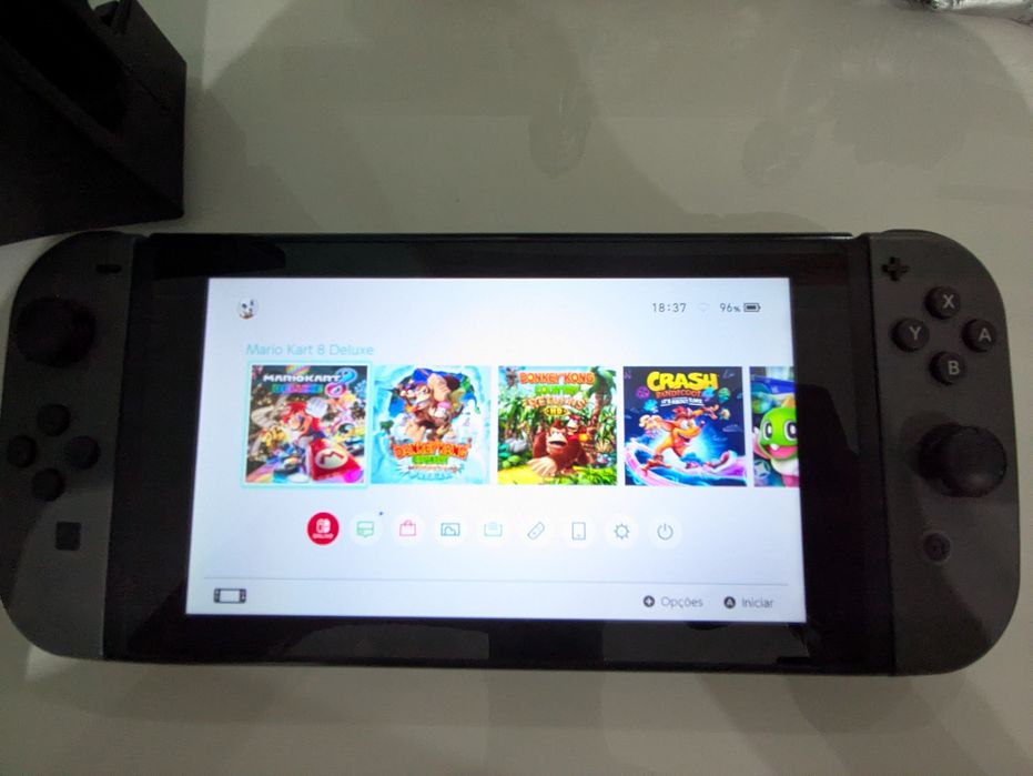 Nintendo switch desbloqueada 128gb