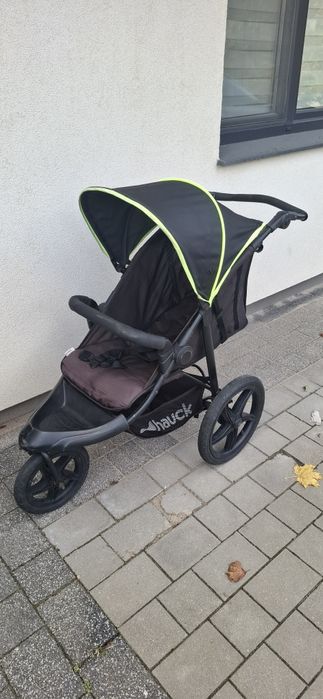 Wózek Biegowy (Jogger) HAUCK - 3 koła, składany, stan dobry!