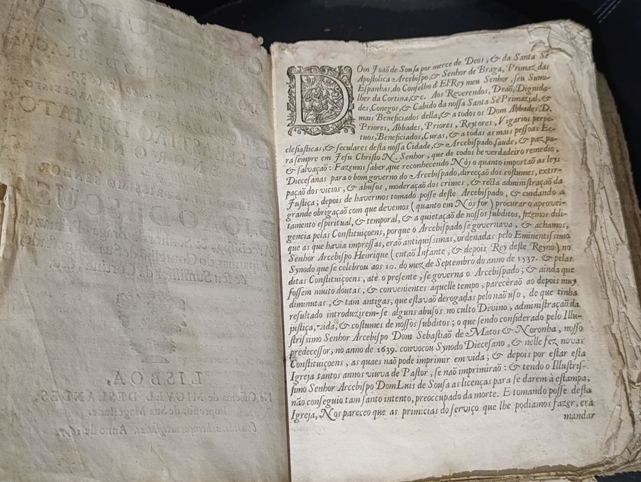 Constituições Synodaes do Arcebispado de Braga (1697)