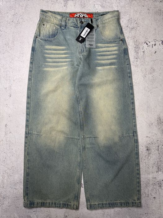 Jaded London Light Wash 26,28,30,32,34,36 Colossus Fit Jeans