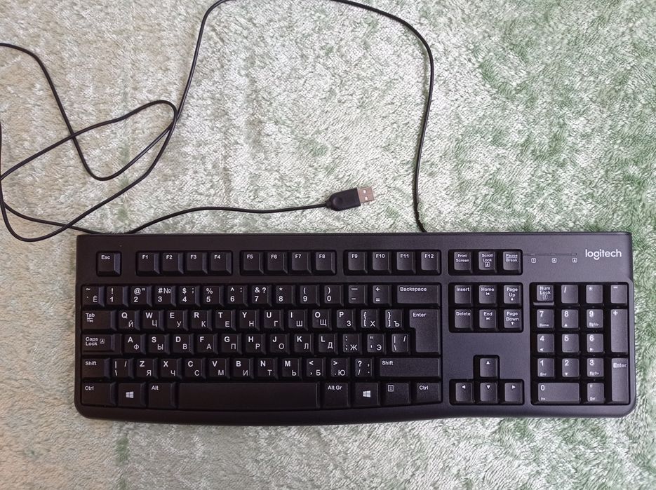 Клавіатура дротова Logitech K120 USB