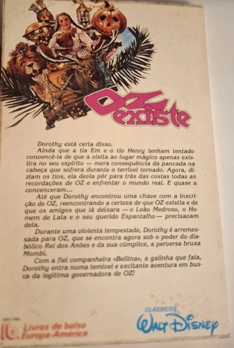 "O Mundo Fantástico de Oz" (1985), Coleção Livros de Bolso Disney, Europa