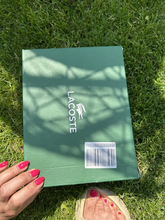 Lacoste adidasy rzep roz.28
